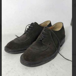 Tod's Brown Lace Up Suede Leather Men's Flats